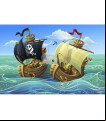 PEINADOR INFANTIL HIGIÉNICO BARCOS (80x120)